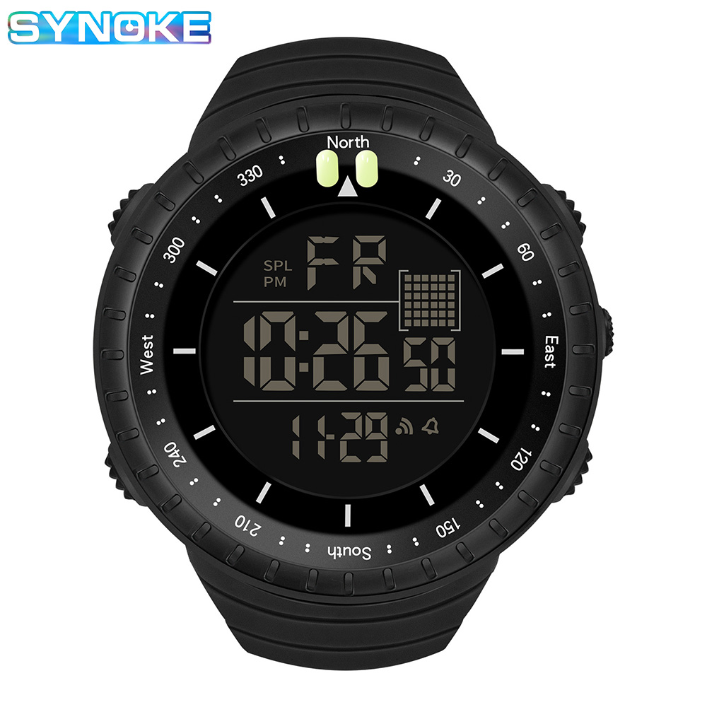 Canvas Strap Watch - SYNOKE Outdoor Military Digital Watch For