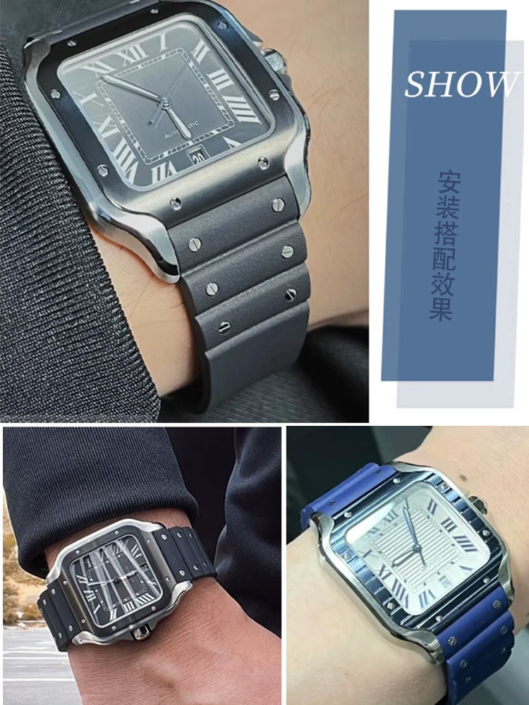 For Cartier Santos Santos Men' - Cartier Watch Santos 评论和价格