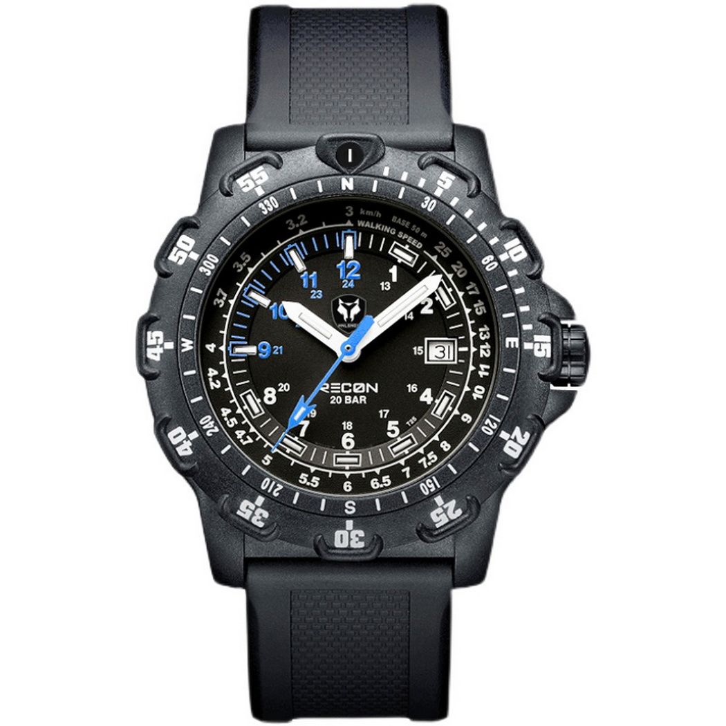 Hnlgnox Mens Pilot Watches Spo - Rubber Strap Diver 评论和价格