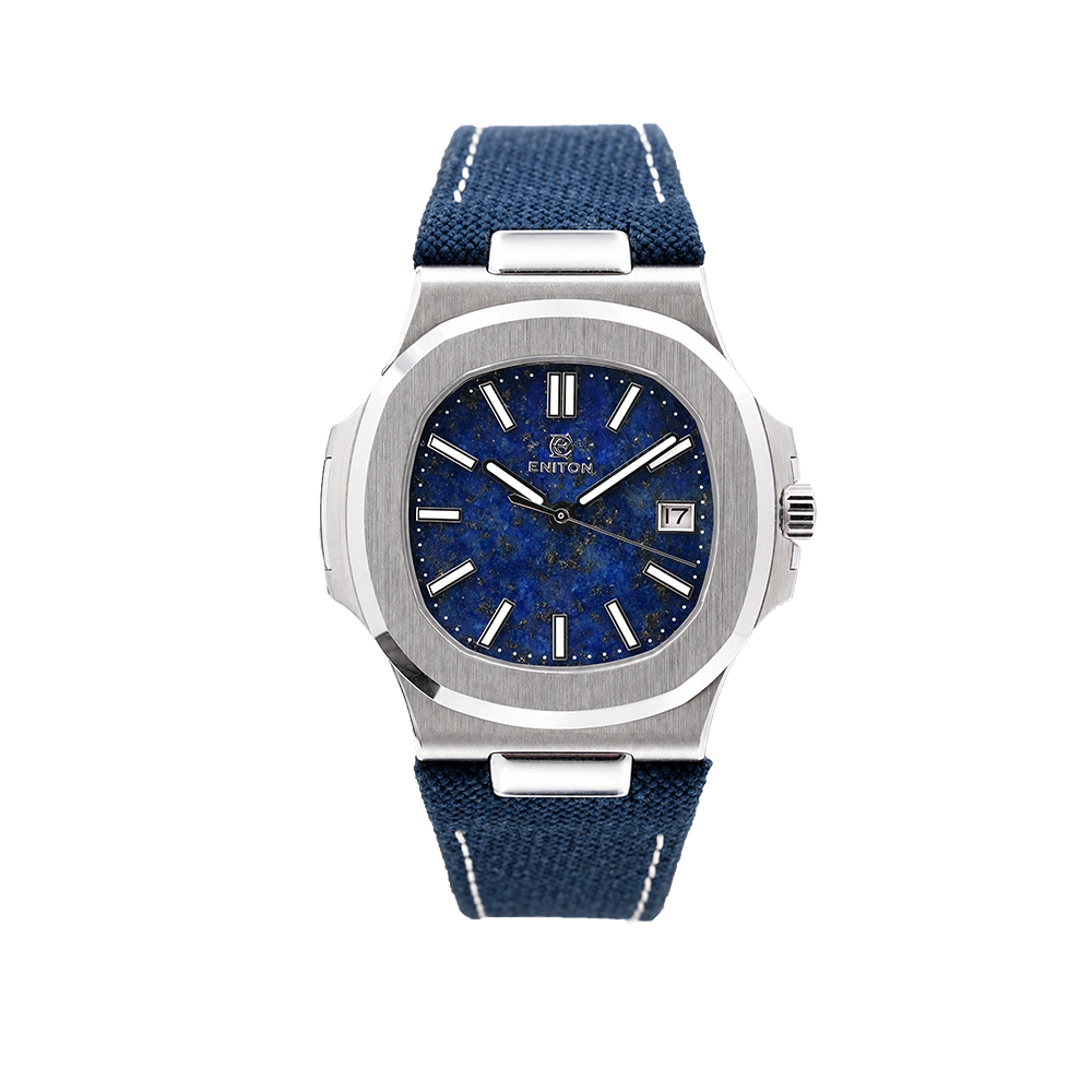 ENITON 38mm Stone Dial Composi - Canvas Strap Watch 评论和价格
