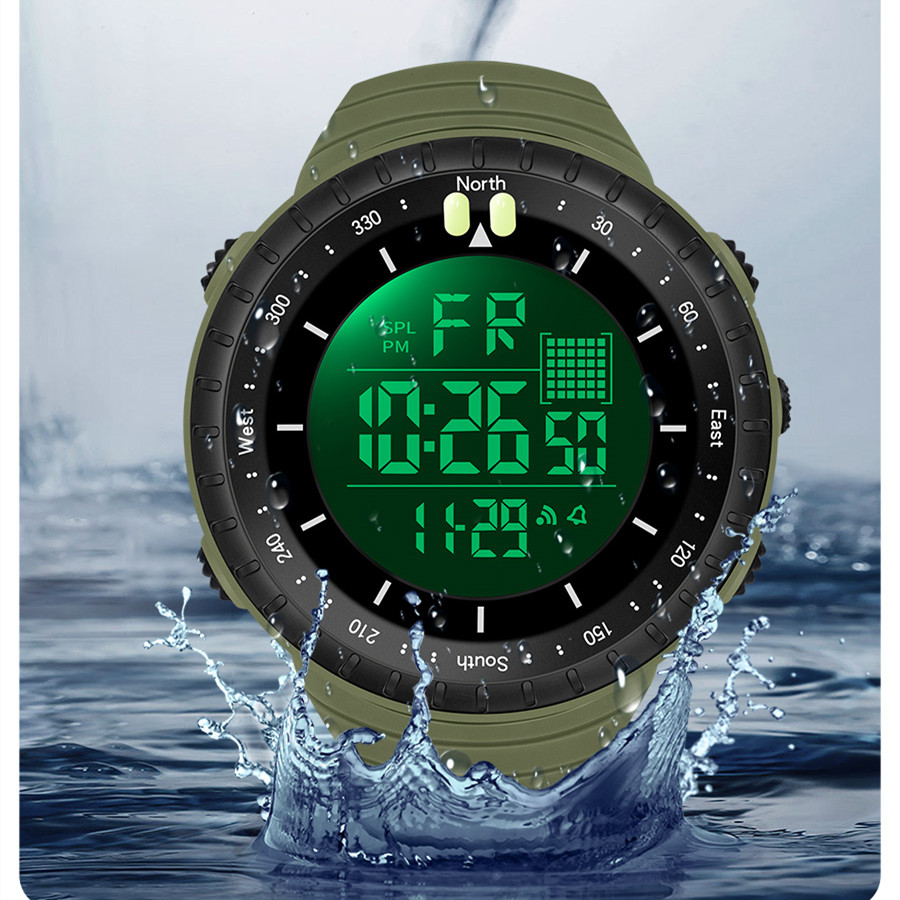 SYNOKE Outdoor Military Digita - Canvas Strap Watch 评论和价格