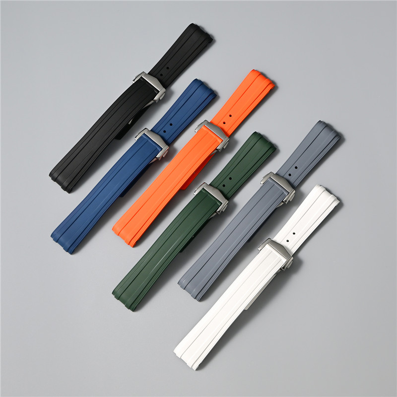 20mm Fluoro Rubber Watch Strap - Omega Watch Seamaster 评论和价格