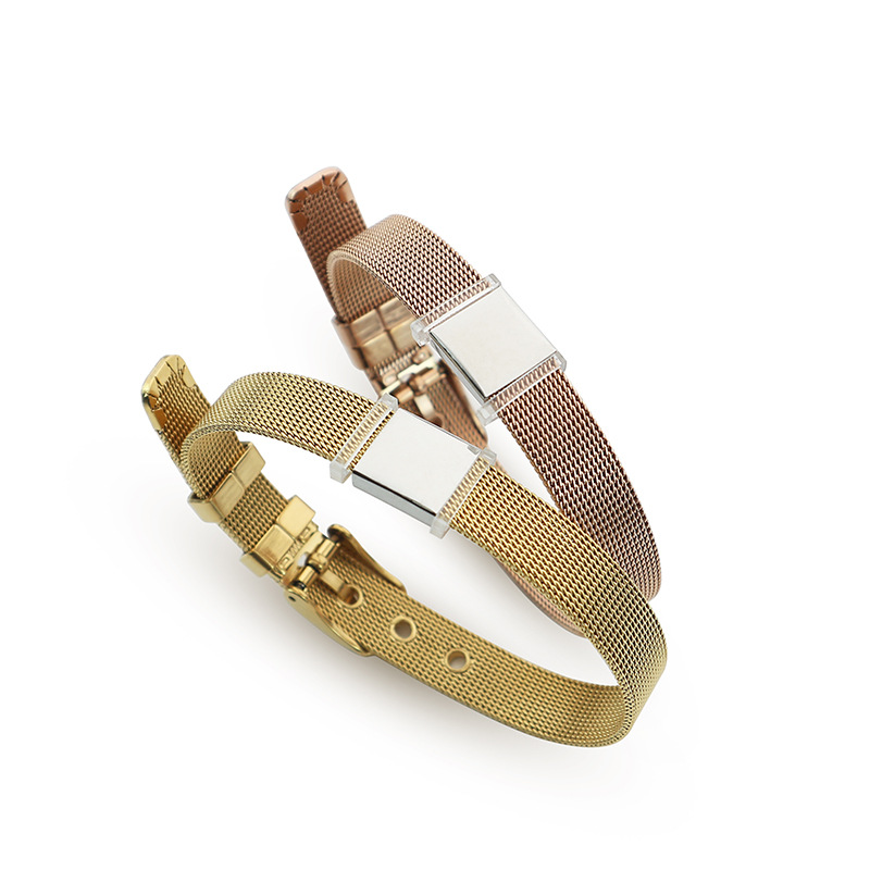 DINGLLY 10mm High Quality Stai - Mesh Strap Metal 评论和价格