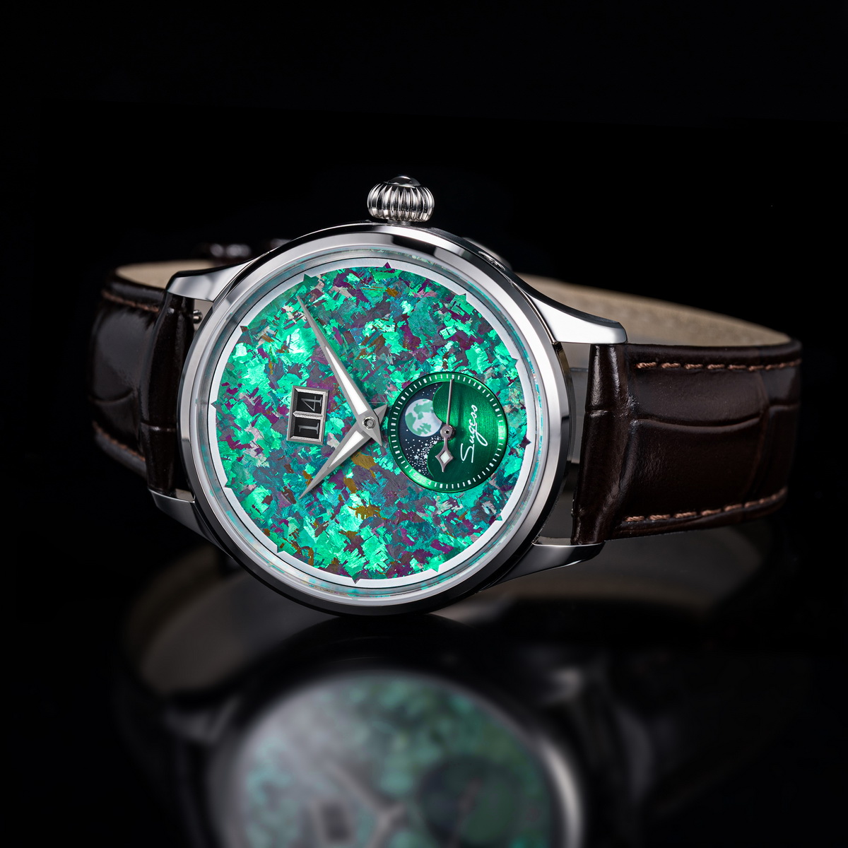 Sugess Watch of Men Moonphase  - Seiko Watch Presage 评论和价格