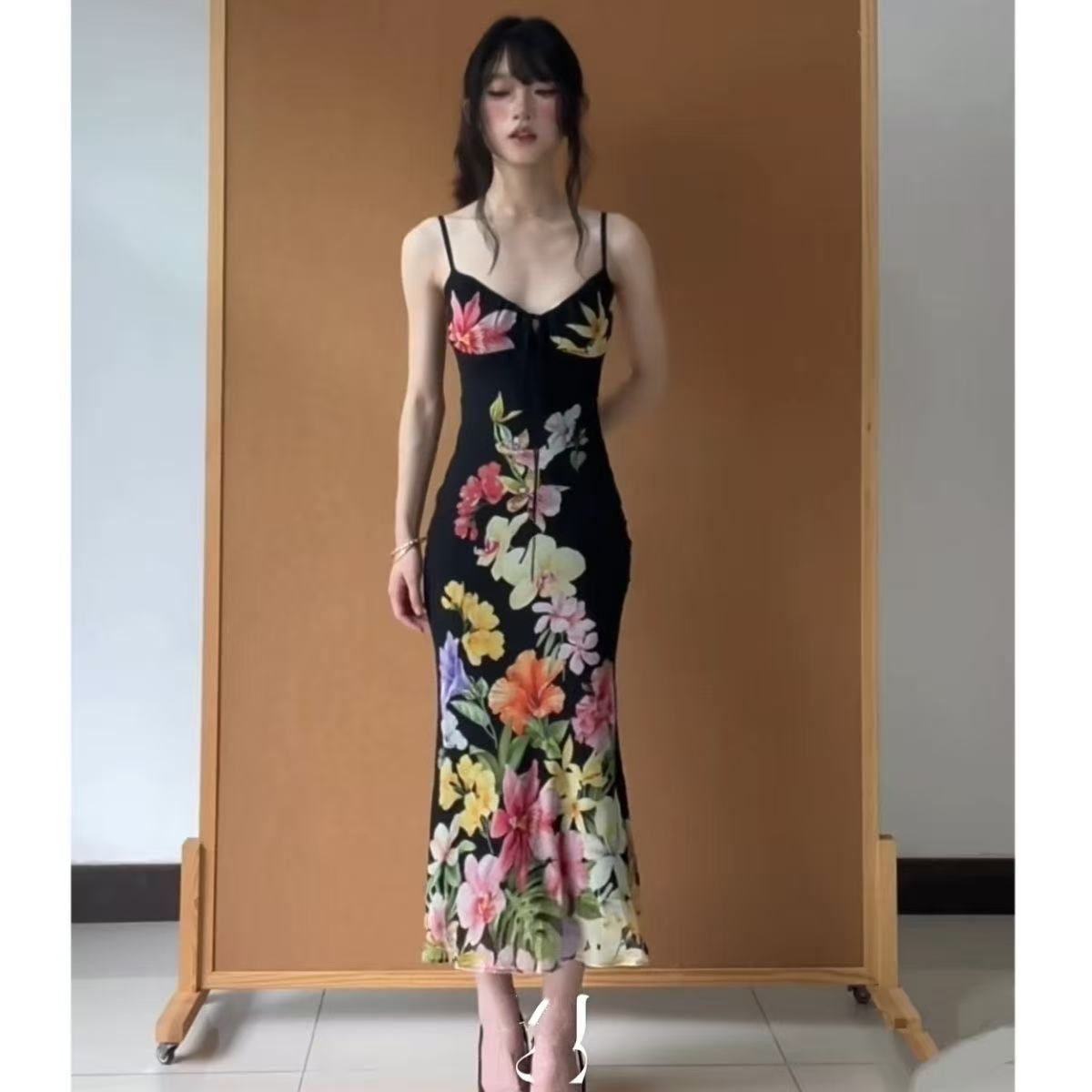 Retro Tropical Flower Halter D - Tropic Strap Vintage 评论和价格