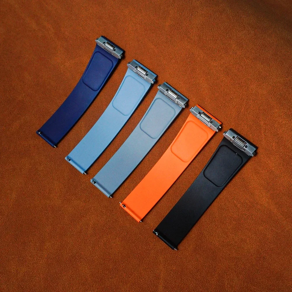 FKM Rubber Watch Straps For Ca - Cartier Watch Santos 评论和价格